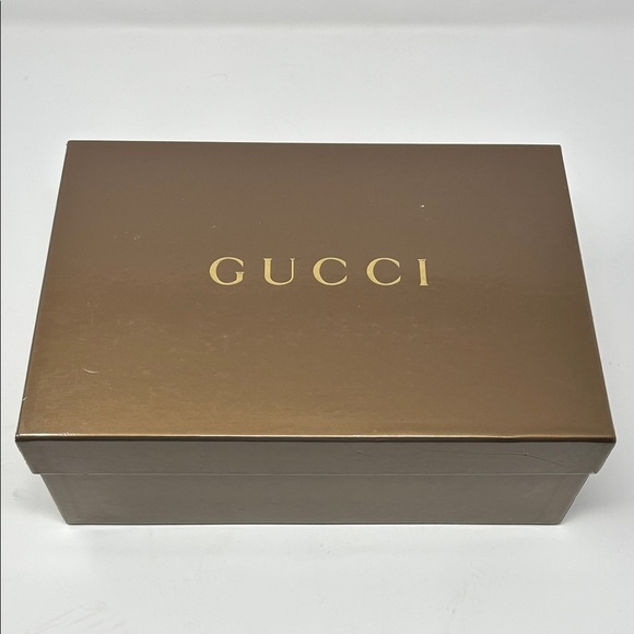 GUCCI Black Patent Leather Peep Toe Pumps Tom Ford Era Horsebit, Size 9B 0062 - Picture 14 of 16